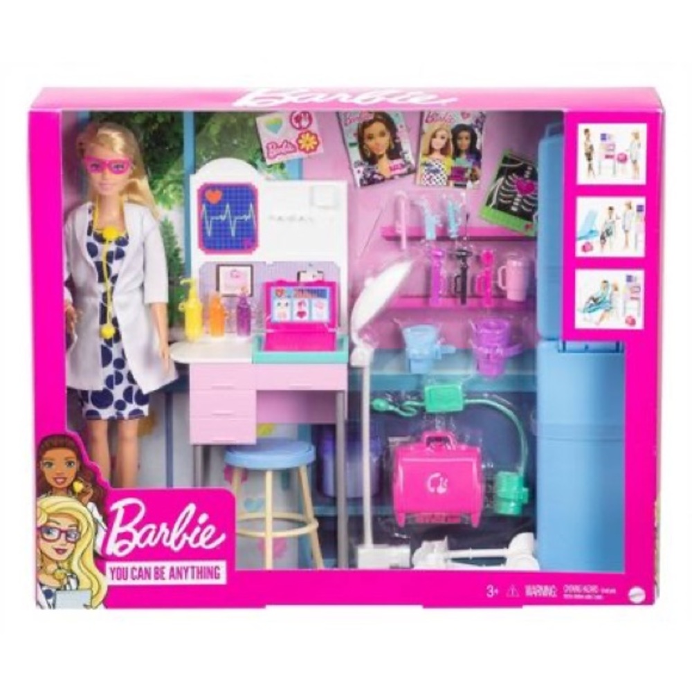 Barbie Careers Medical Doctor Doll Playset - new in box